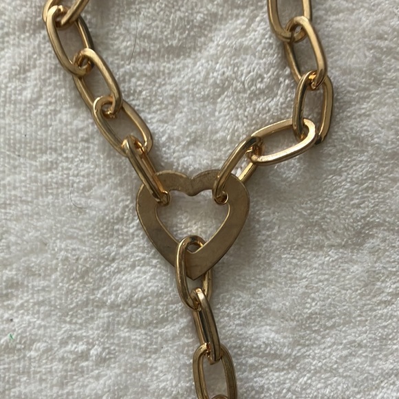 Heavy Gold Tone and Black Leather Cross by Shay - Picture 3 of 5